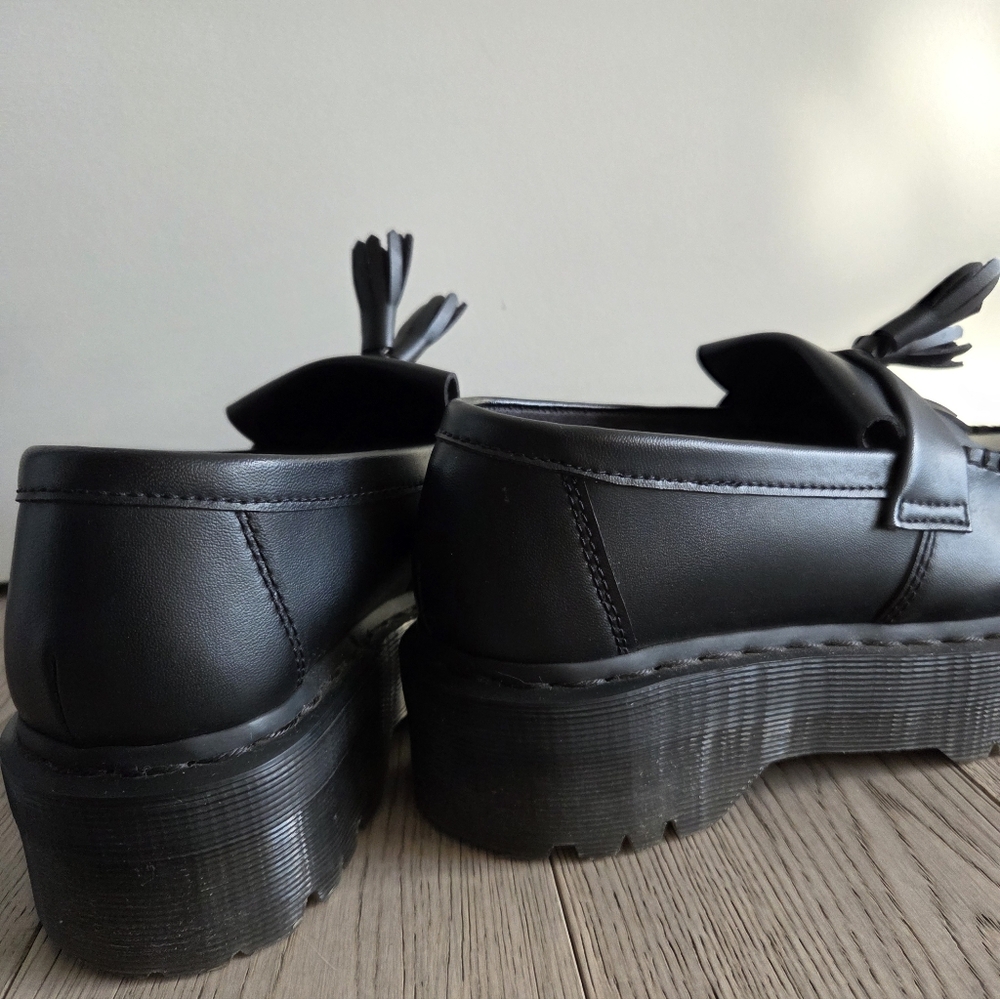 Dr. Martens Black Leather Tassel Loafers - Picture 4 of 5